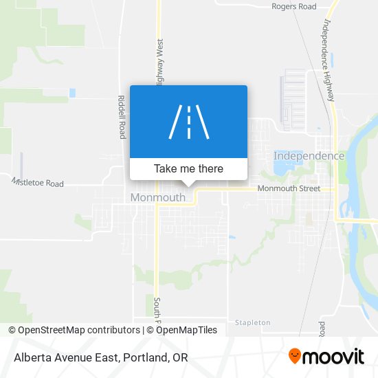 Alberta Avenue East map