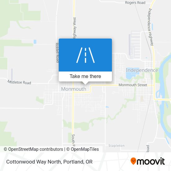 Mapa de Cottonwood Way North