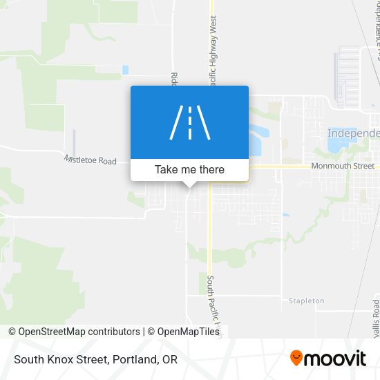 Mapa de South Knox Street