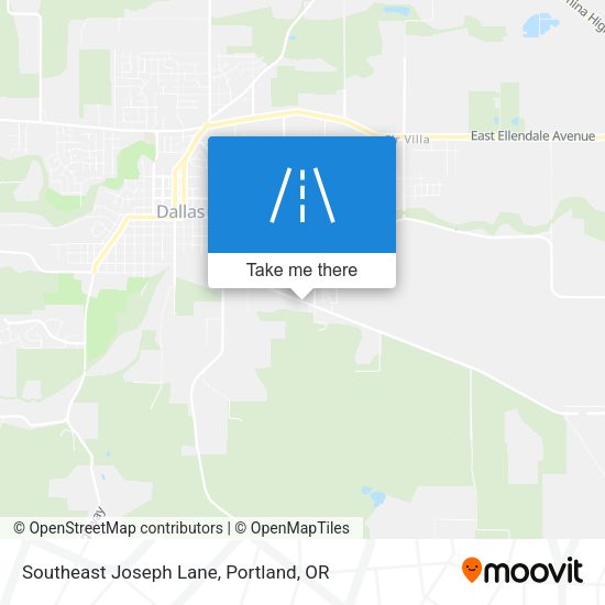 Southeast Joseph Lane map