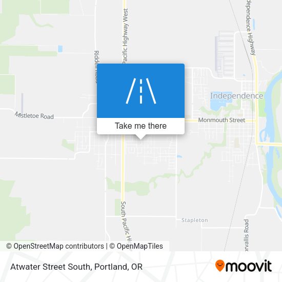 Atwater Street South map