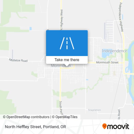 North Heffley Street map
