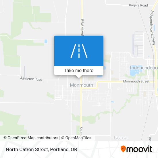North Catron Street map