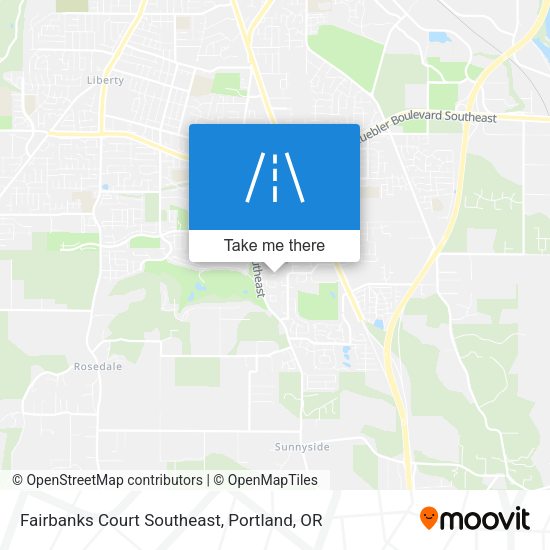Mapa de Fairbanks Court Southeast