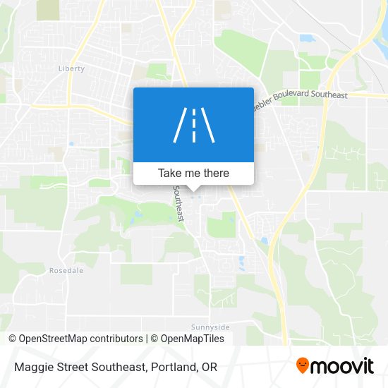 Mapa de Maggie Street Southeast