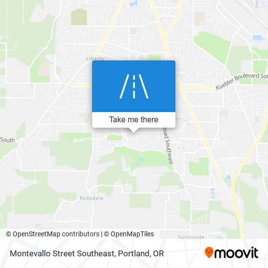 Montevallo Street Southeast map