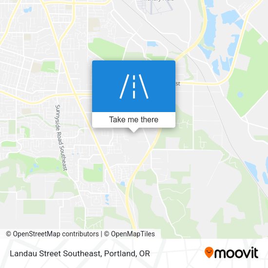 Landau Street Southeast map