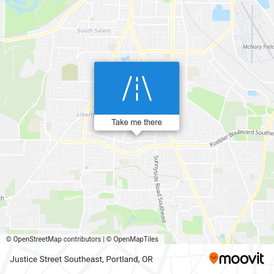 Justice Street Southeast map