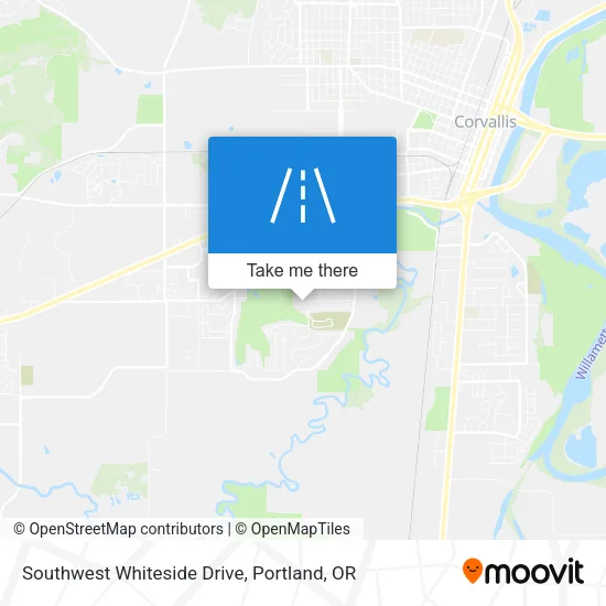 Southwest Whiteside Drive map