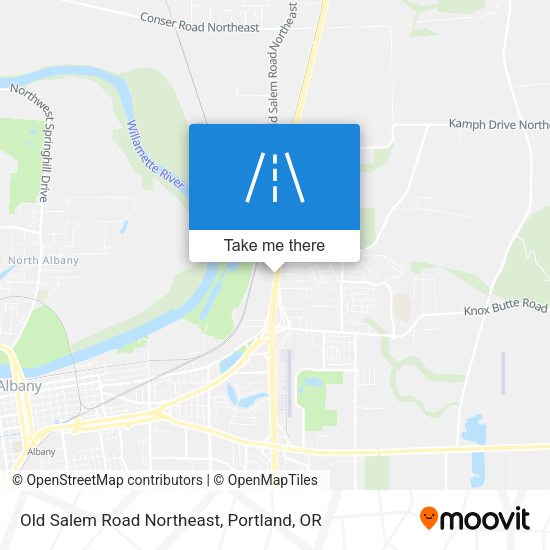 Old Salem Road Northeast map