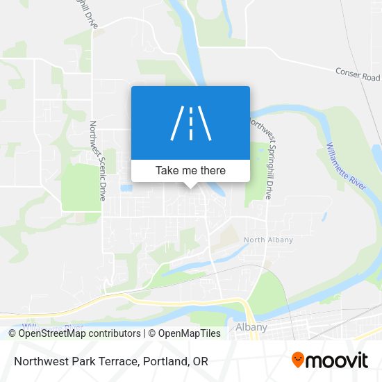Northwest Park Terrace map