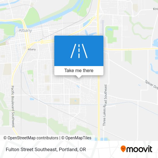 Fulton Street Southeast map