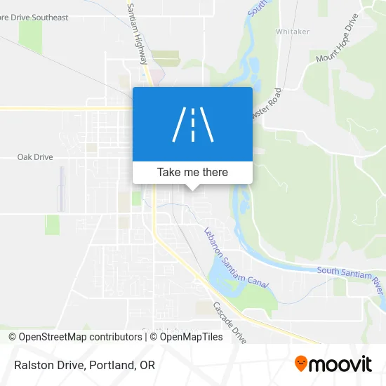 Ralston Drive map