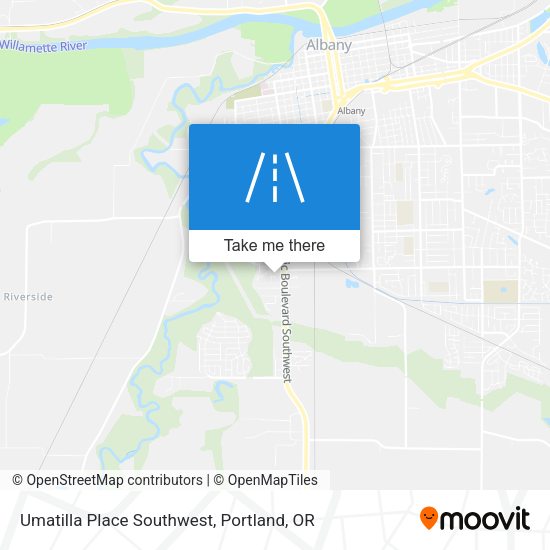 Umatilla Place Southwest map