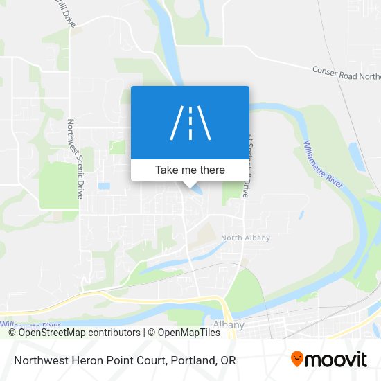 Mapa de Northwest Heron Point Court