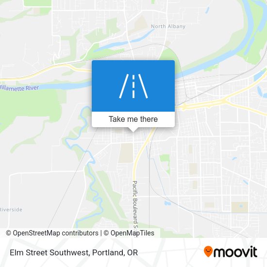 Elm Street Southwest map