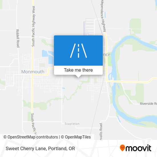 Mapa de Sweet Cherry Lane