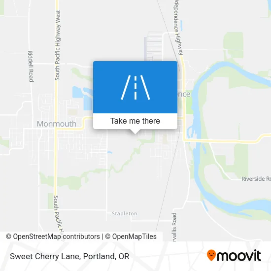 Sweet Cherry Lane map