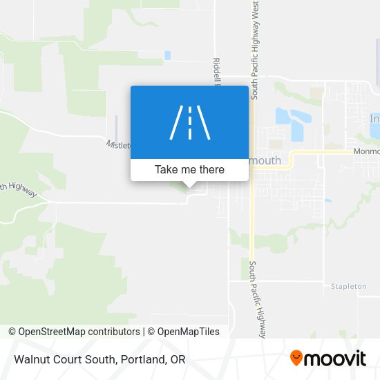 Walnut Court South map