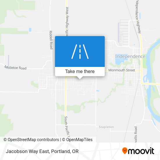 Mapa de Jacobson Way East