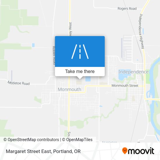Mapa de Margaret Street East