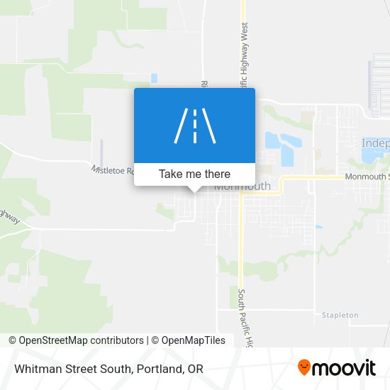 Whitman Street South map