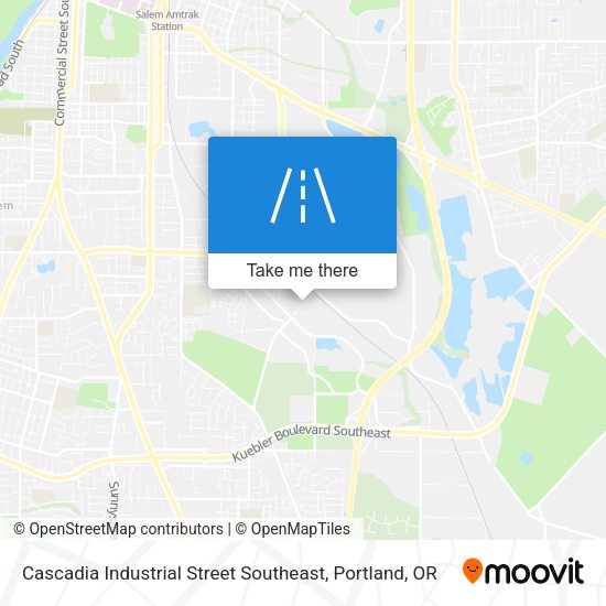 Cascadia Industrial Street Southeast map
