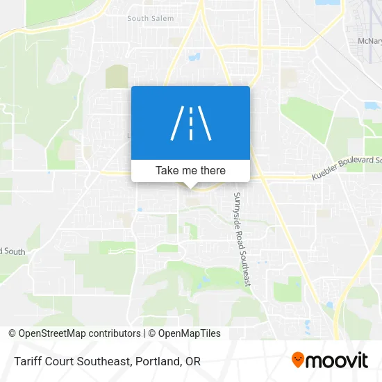 Tariff Court Southeast map