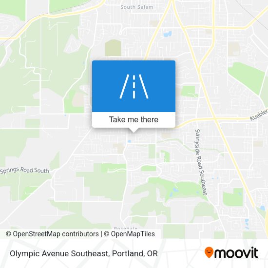Mapa de Olympic Avenue Southeast