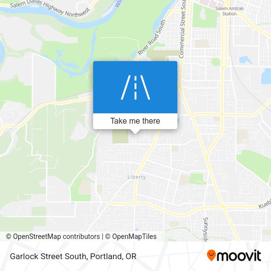 Garlock Street South map