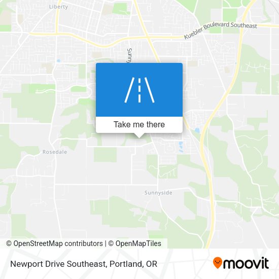 Newport Drive Southeast map