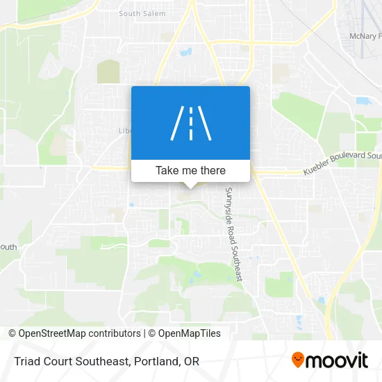 Triad Court Southeast map
