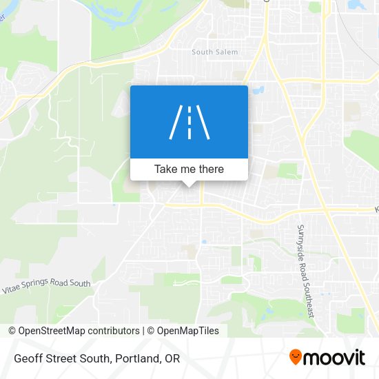 Geoff Street South map