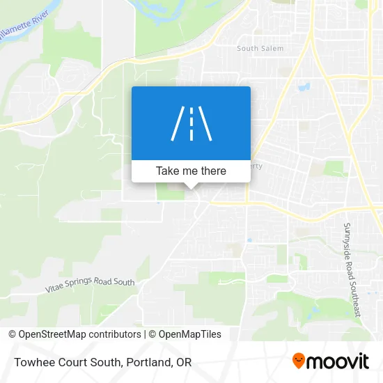 Towhee Court South map