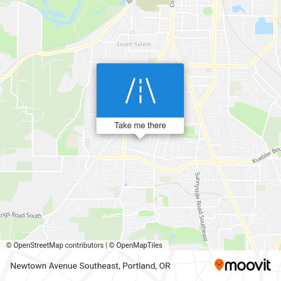 Mapa de Newtown Avenue Southeast
