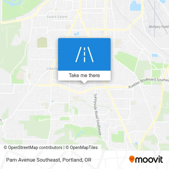 Pam Avenue Southeast map