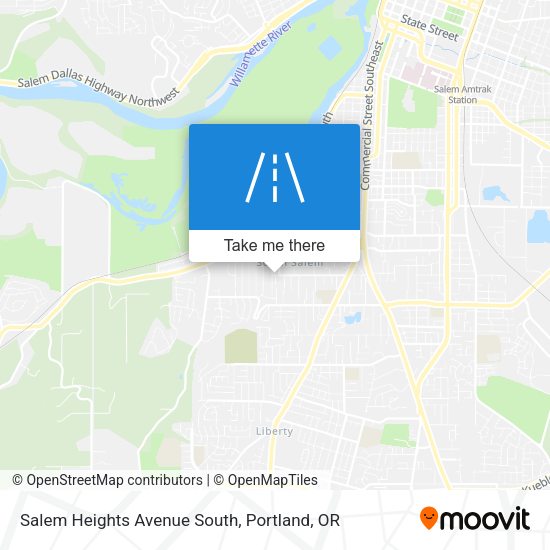 Mapa de Salem Heights Avenue South