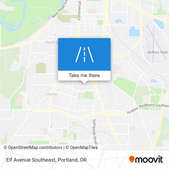 Elf Avenue Southeast map