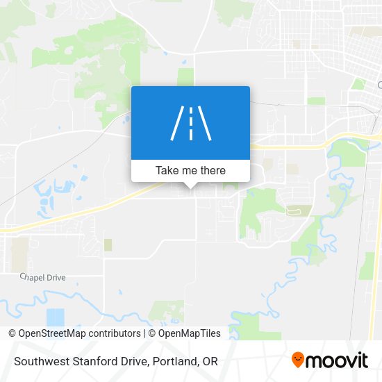 Southwest Stanford Drive map