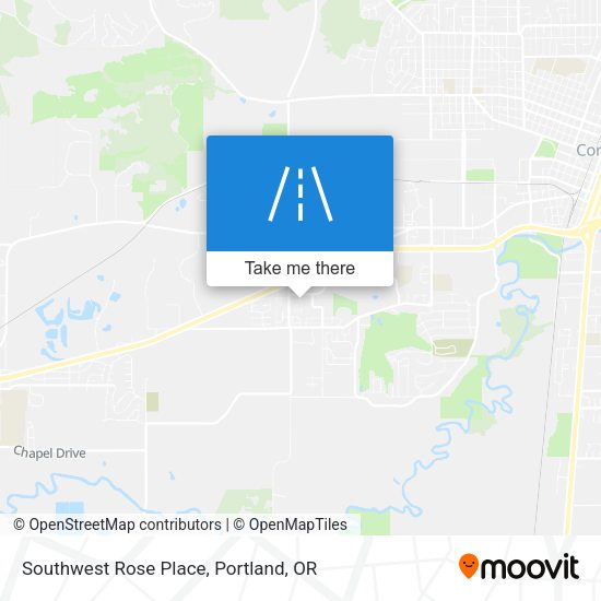 Southwest Rose Place map