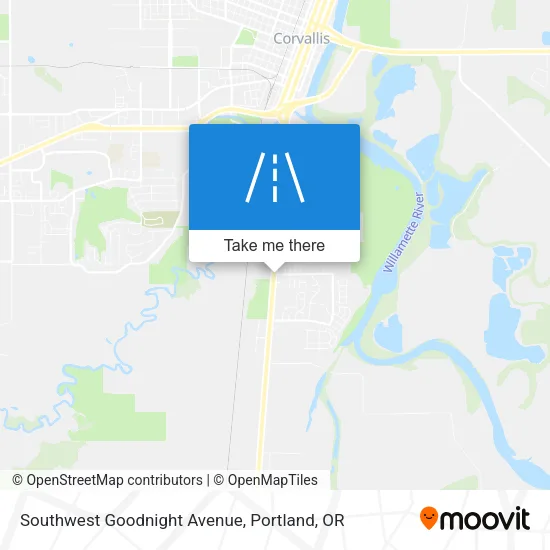 Southwest Goodnight Avenue map