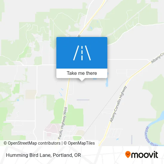 Humming Bird Lane map