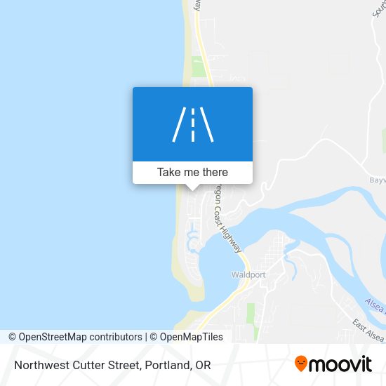 Northwest Cutter Street map