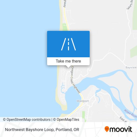 Mapa de Northwest Bayshore Loop