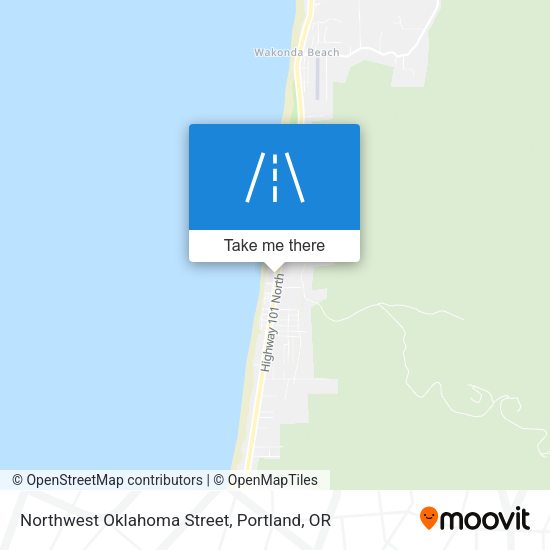 Northwest Oklahoma Street map