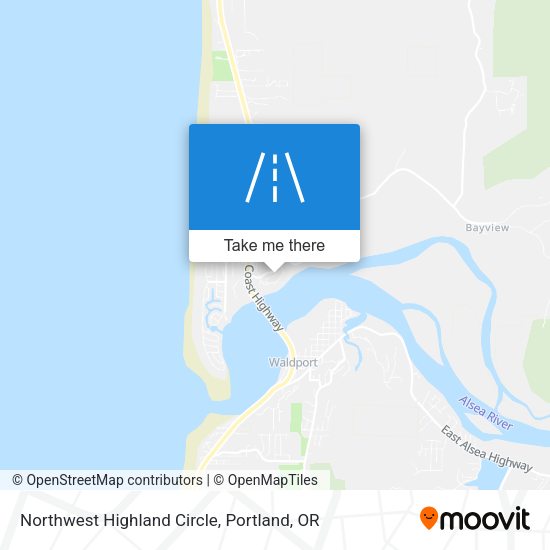 Northwest Highland Circle map