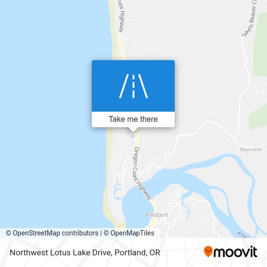 Northwest Lotus Lake Drive map