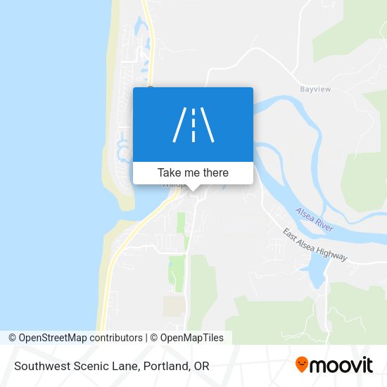Mapa de Southwest Scenic Lane