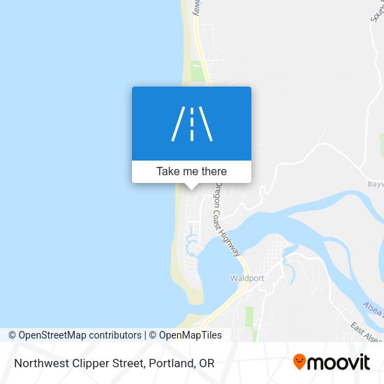 Northwest Clipper Street map