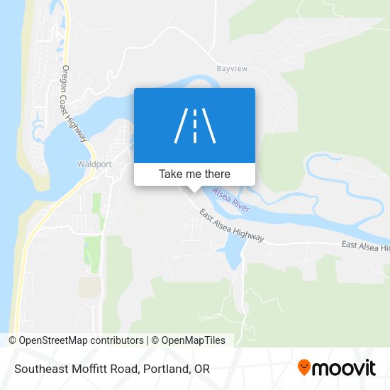 Southeast Moffitt Road map